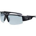 Ergodyne Skullerz DAGR Safety Glasses, Matte Black, In/Outdoor Lens,  52480